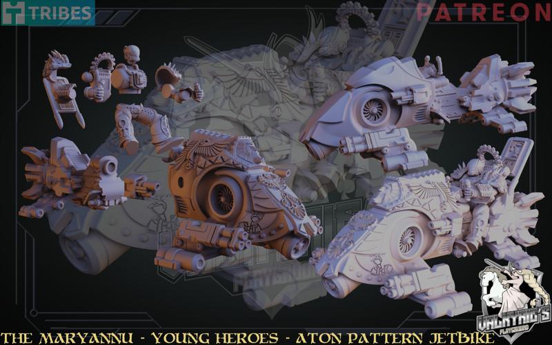  Young Heroes  - The Maryannu -  Aton Pattern Jetbike