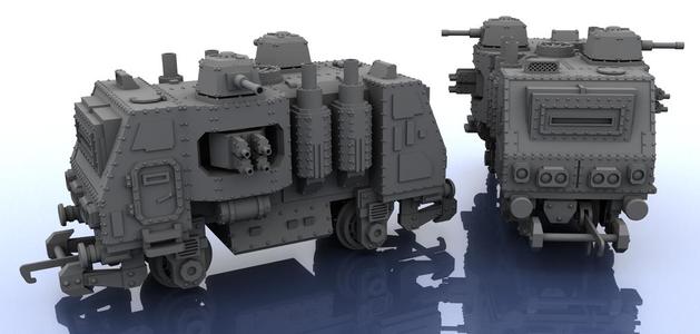 OO Train - Warhammer Style - 1 Segment Offset