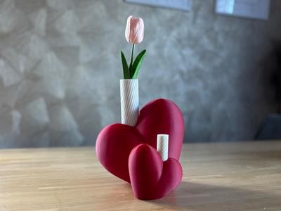 Heart Vase for Valentine's Day