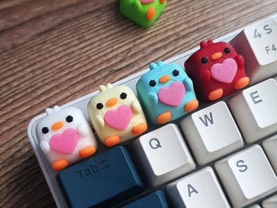 Chick love keycap - mechanical keyboard