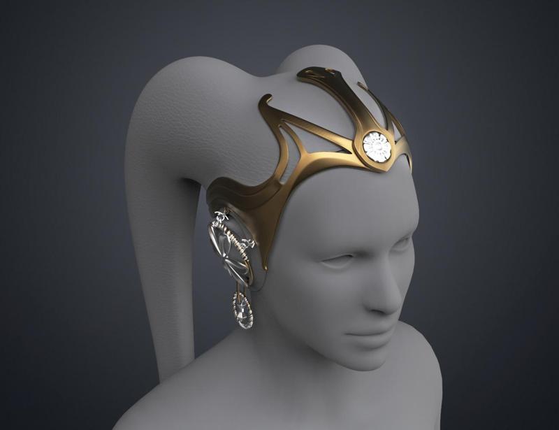 Garsa Fwip’s Headpiece - Star Wars Book of Boba Fett