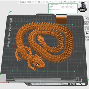 Spiky Mountain Dragon - Extra Long Version