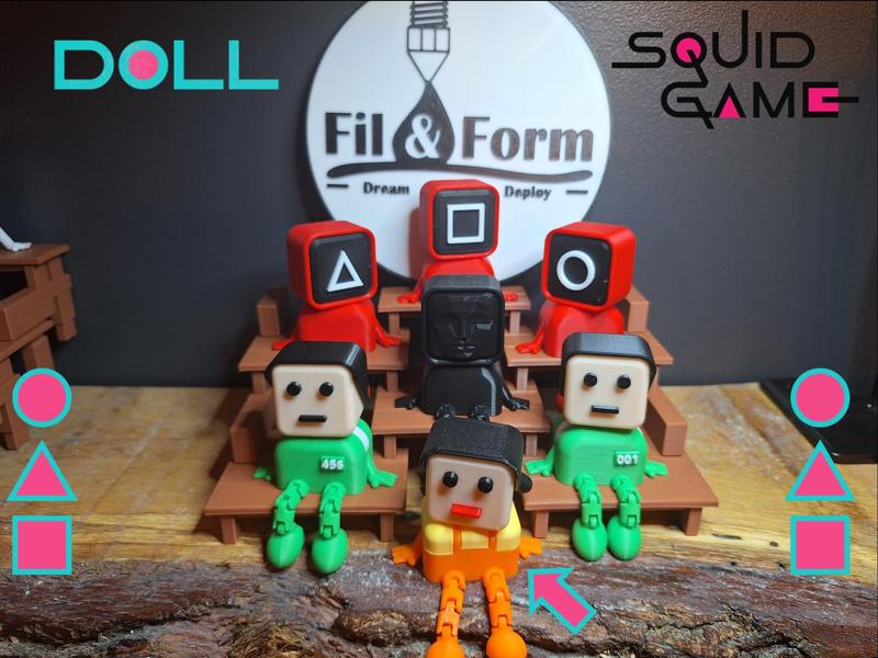 Articulated Squid Game Doll