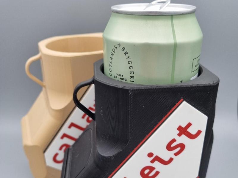 Golf bag can holder - customizable