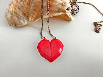 Valentine’s Split Heart Necklace - Share the Love