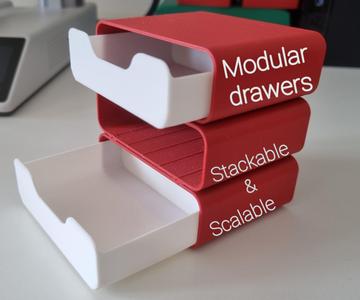 Modular Drawer for your desk - 模块化抽屉