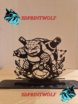 Low Poly Geometric Blastoise - Pokemon ball V.2