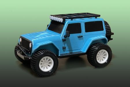 2-door JEEP Wrangler - fully printable
