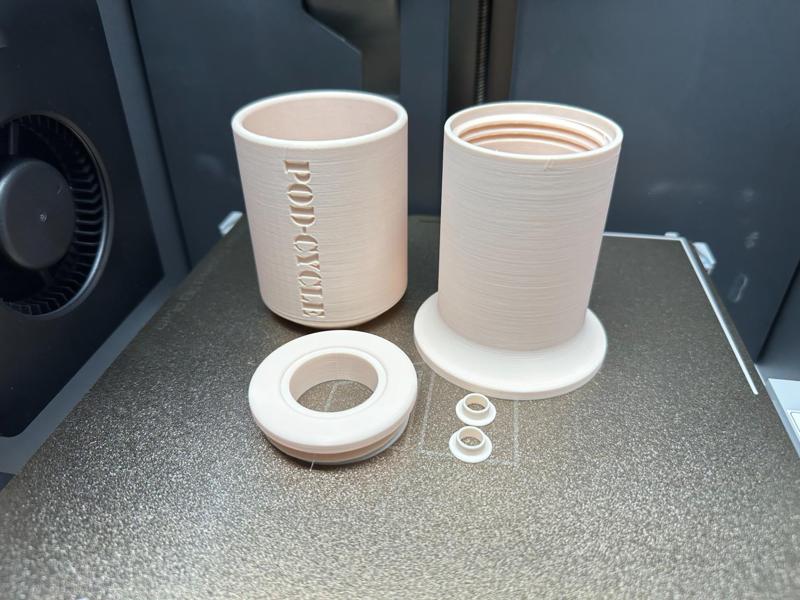 Nespresso capsule recycle tool with release button