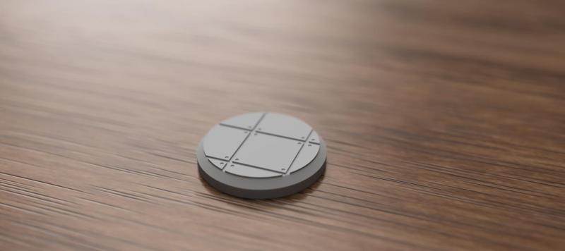 32mm Tabletop War game Base - Tiles