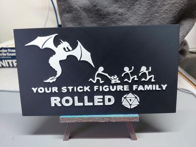 Stick Figure Family 1, D&D