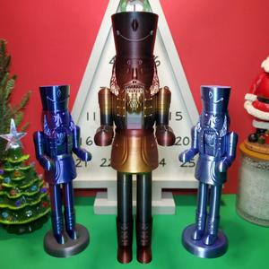 Articulated Print-In-Place Christmas Nutcracker v1