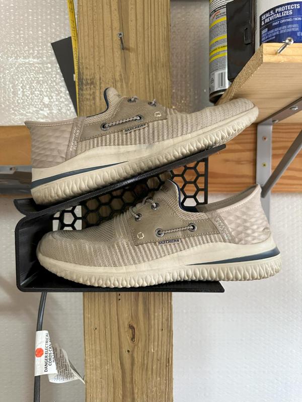 Sneaker Wall Display With Hidden Mount