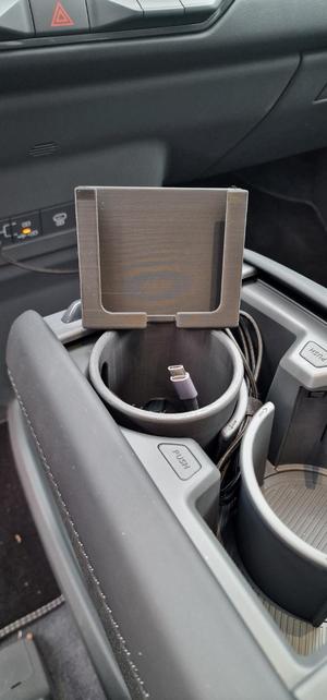 Kia EV9 Phone Holder Galaxy S22 Ultra (Cup Holder)