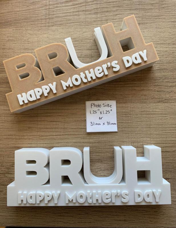 Bruh Mothers Day Frame