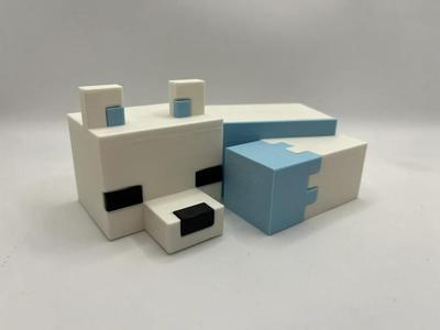 Minecraft Sleeping Arctic Fox