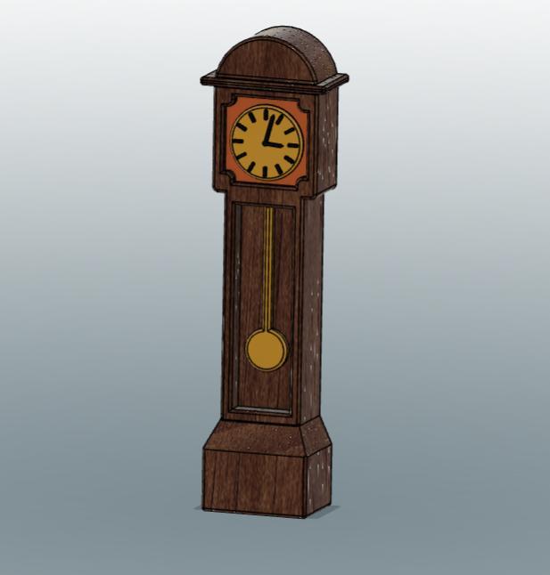Miniature Grandfather Clock
