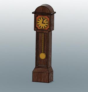 Miniature Grandfather Clock