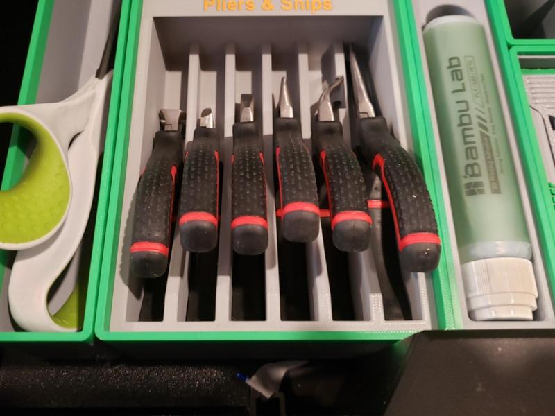 Pliers and Snips Bin, Gridfinity 3 x 4
