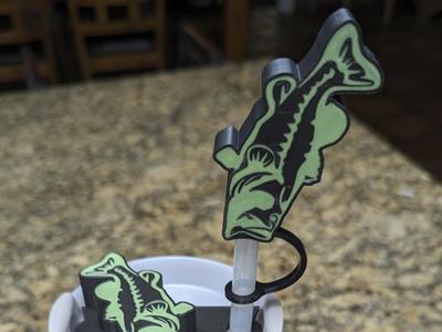 Bass straw cap for Stanley tumblers