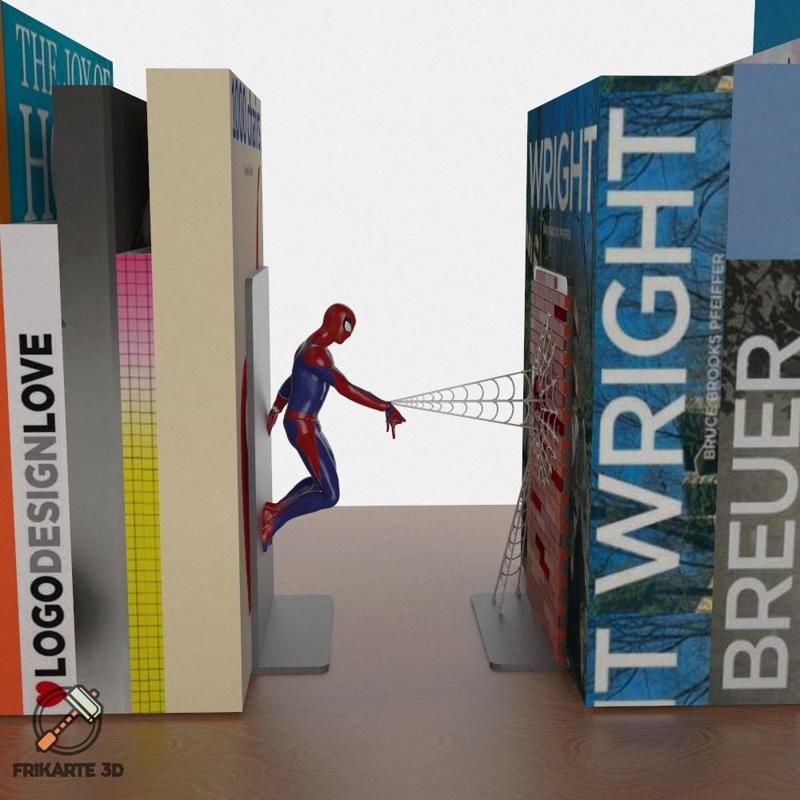 Spider-Man Web-Shooting Bookends