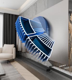 Arboreal Wall Sculpture – Large-Scale Sectioned 3D Printed Artwork