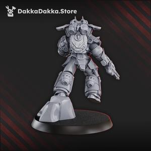 White Megalodon Clan Storm Warrior with Jetpack 