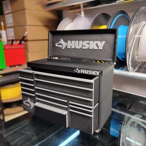 Husky Desk Tool Chest w/ Lid Business Display