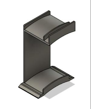 Wall-Mounted Tape and Pen Holder