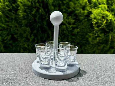 Shot Glass Holder with Handle