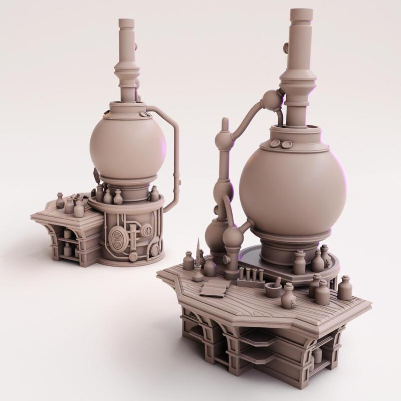 Alchemy Work Station | Potion Distiler 