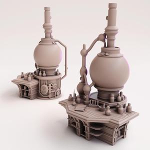 Alchemy Work Station | Potion Distiler 