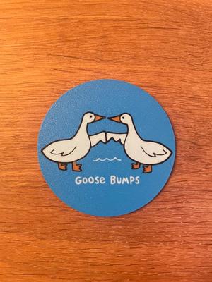 Funny Goose Coaster / Goosebumps / Coffee / Tea /