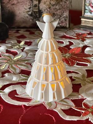 Xmas Tree Angel Tealight