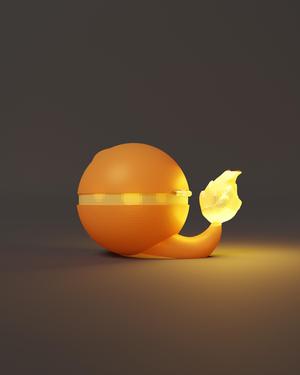 CharmaBall Charmander Themed Opening Pokeball - Fan Art