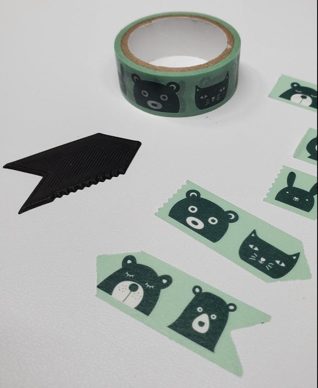 Washi tape tool | Tear your washi tape into fun shapes!