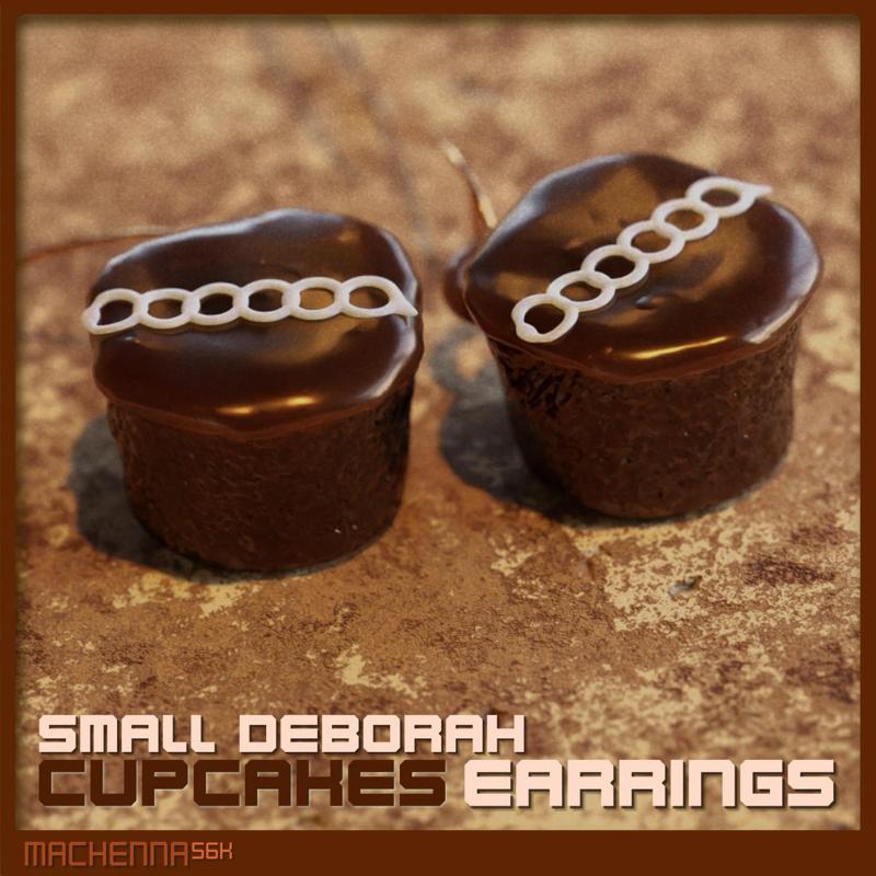 Small Deborah Cupcakes Earrings
