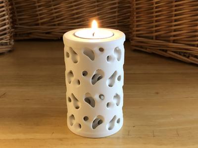 Heartstrings Tealight Holder Cylinder