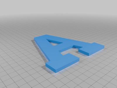 All Alphabet Letters Upper case A-Z Font: Arvo-Bold by Google Fonts (OFL License)