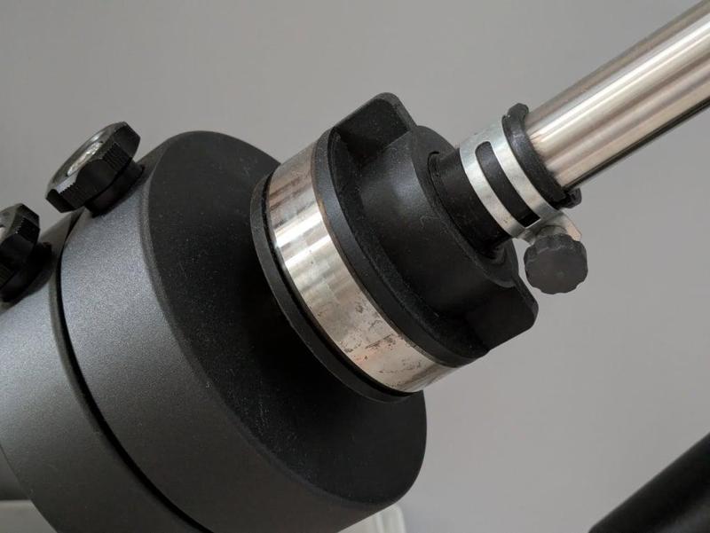 Counterweight holder for a telescope mount