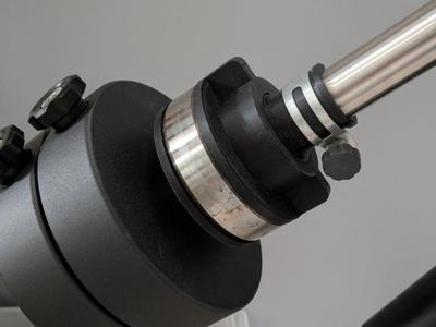 Counterweight holder for a telescope mount