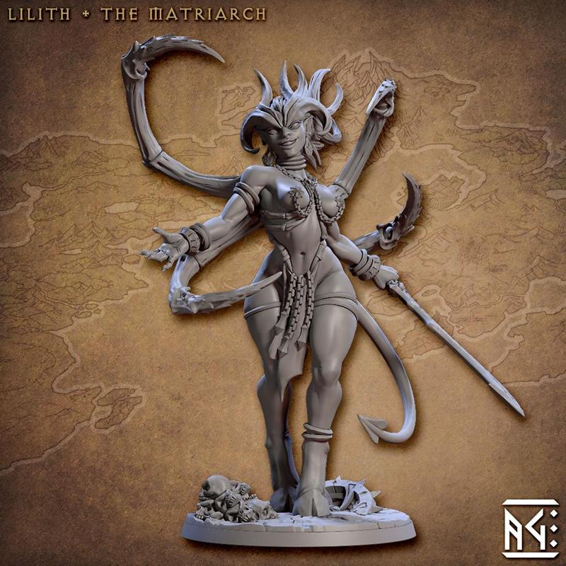 Lilith the Matriarch - The Demon King Spawn Epic Boss / Pinup