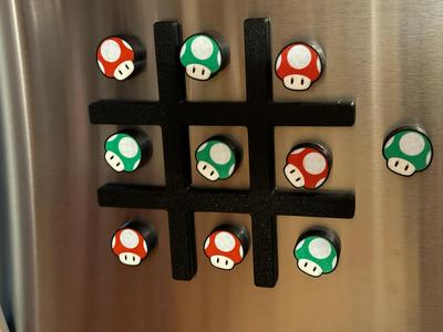 Mario Mushroom Tic Tac Toe