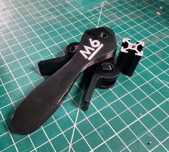 2020 Extrusion M6 End Tap Jig with Cam Clamps