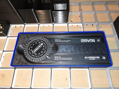 Lexivon Aluminum Miter Saw Protractor/Miter Gauge Gridfinity