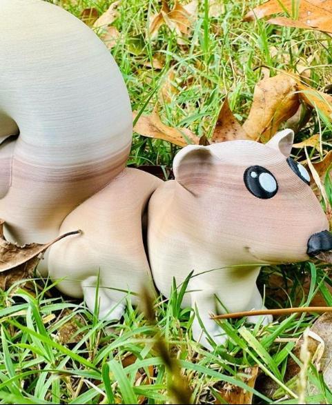 Adorable Articulating Baby Squirrel