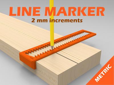 LINE MARKER - DISTANCE MARKER (Easy to use)