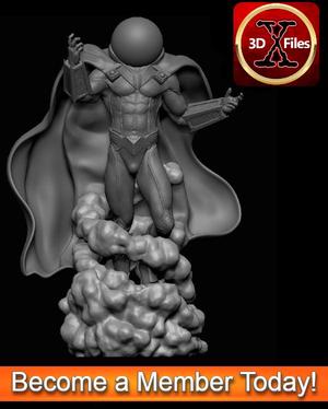Mysterio Fan Art - Spiderman Villian Statue - Marvel 
