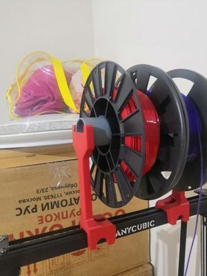 Крепление филамента сверху принтера Anycubic