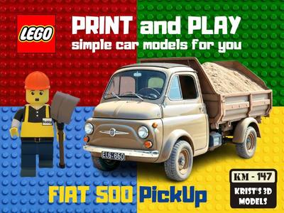 LEGO Fiat 500 PickUp